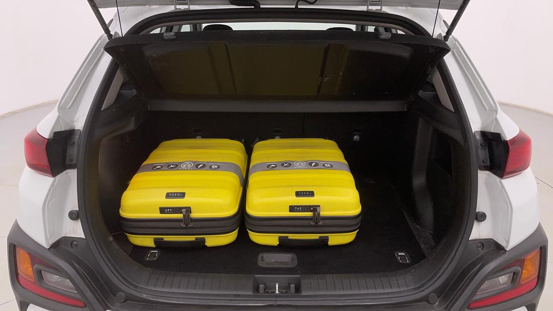 2019 Hyundai Kona Go (fwd), Automatic, 101781 km, Boot Inside View with Luggage