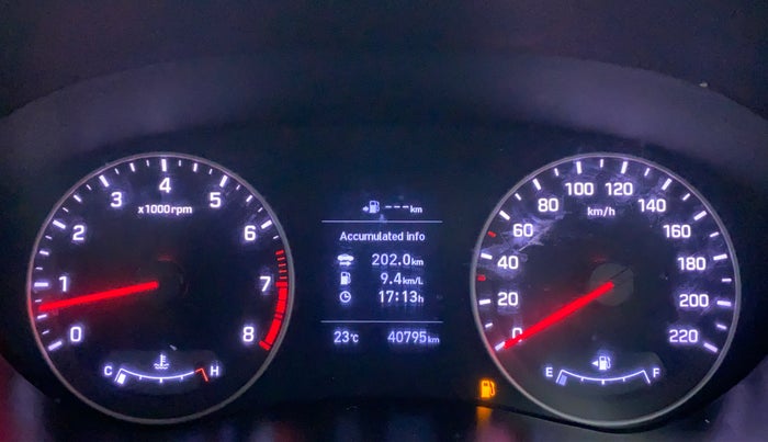 2019 Hyundai Elite i20 ASTA 1.2 (O), Petrol, Manual, 40,859 km, Odometer Image