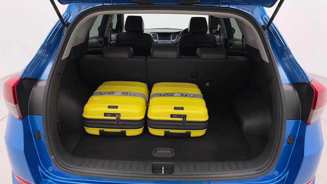 Boot Inside View with Luggage