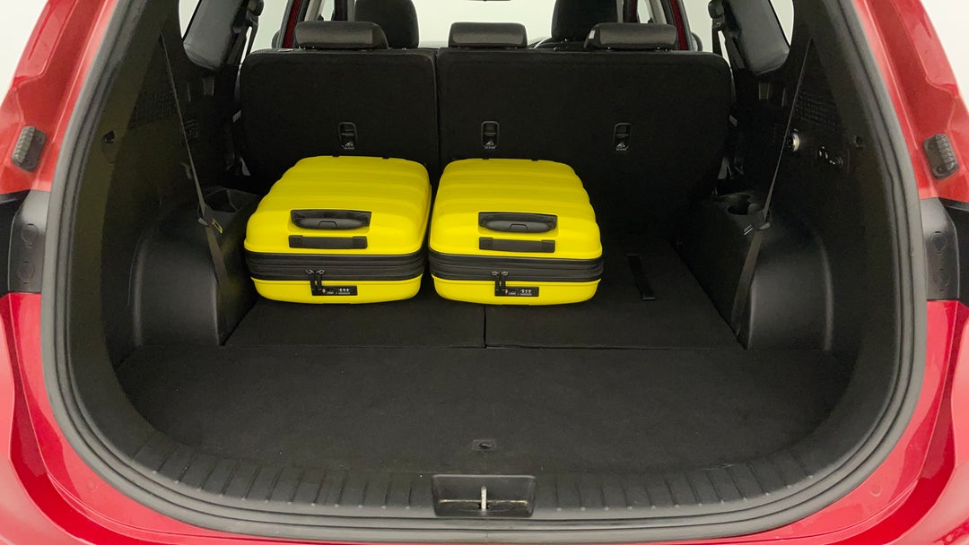 Boot Inside View with Luggage