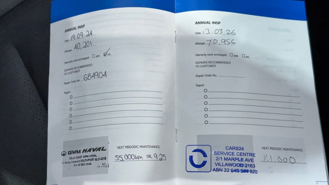 2021 GWM Haval H6 Ultra AWD, Automatic, 70956 km, Service History