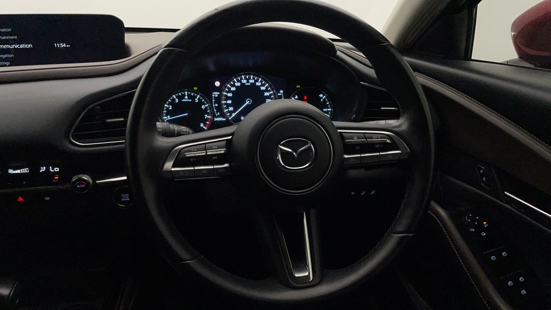 2022 Mazda CX-30 G20 Touring (FWD), Automatic, 34095 km, Steering Wheel Close-up