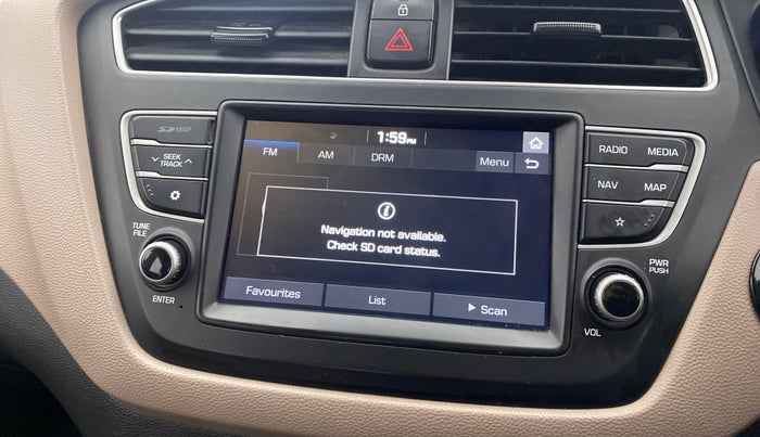 2019 Hyundai Elite i20 1.2  ASTA (O) CVT, Petrol, Automatic, 31,814 km, Infotainment system - GPS Card not working/missing