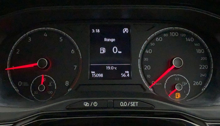 2022 Volkswagen VIRTUS HIGHLINE TSI 1.0 MT, Petrol, Manual, 15,098 km, Odometer Image