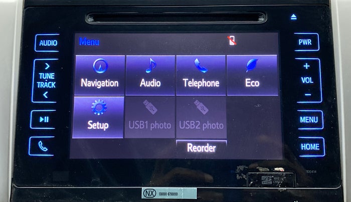 2018 Toyota Innova Crysta 2.4 ZX 7 STR, Diesel, Manual, 93,765 km, Infotainment System
