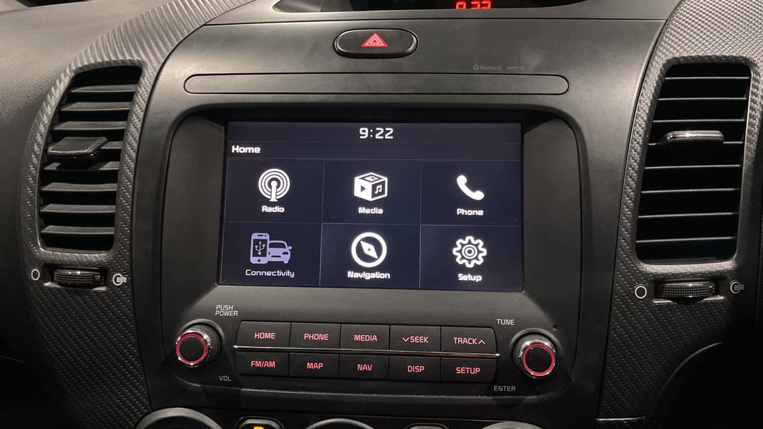 2017 Kia Cerato Sport + Nav, Automatic, 59615 km, Infotainment System