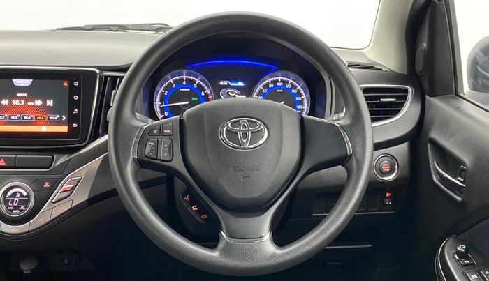2021 Toyota Glanza G MT PETROL, Petrol, Manual, 5,027 km, Steering Wheel Close Up