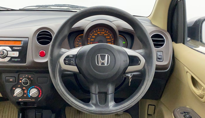 2013 Honda Amaze 1.5L I-DTEC S, Diesel, Manual, 68,240 km, Steering Wheel Close Up