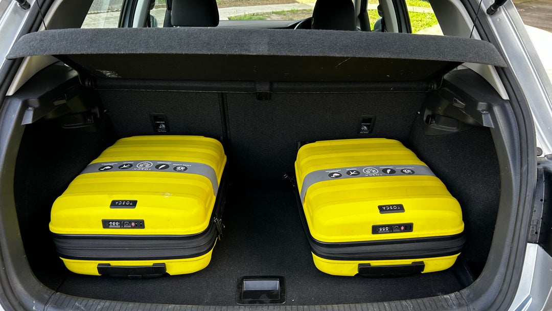 Boot Inside View with Luggage