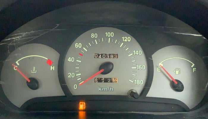2012 Hyundai Santro Xing GL PLUS, Petrol, Manual, 40,383 km, Odometer Image