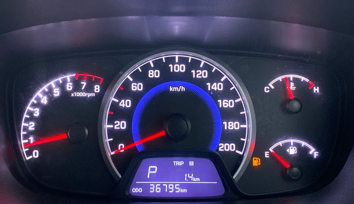 2017 Hyundai Grand i10 SPORTZ (O) 1.2 AT VTVT, Petrol, Automatic, 36,849 km, Odometer Image
