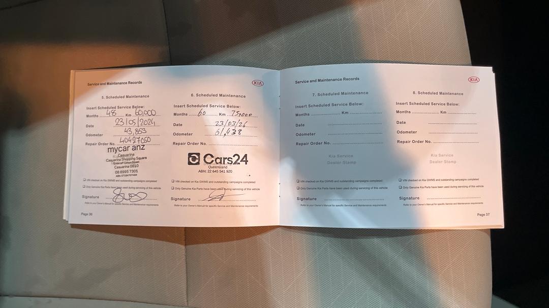 2019 Kia Carnival S, Automatic, 61471 km, Service History