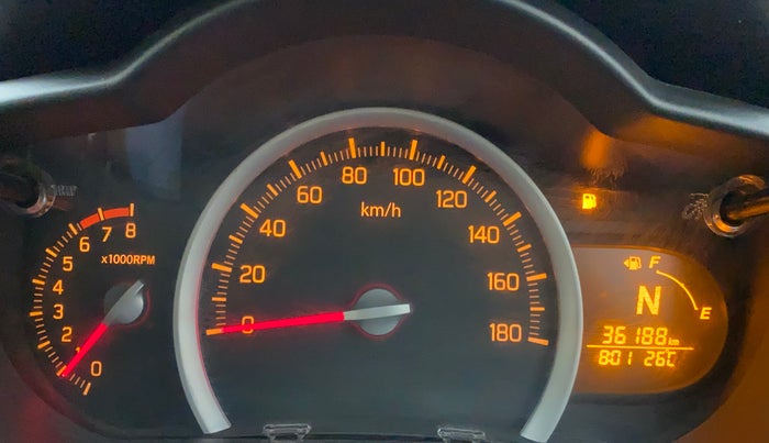 2017 Maruti Celerio VXI AMT, Petrol, Automatic, 36,255 km, Odometer Image