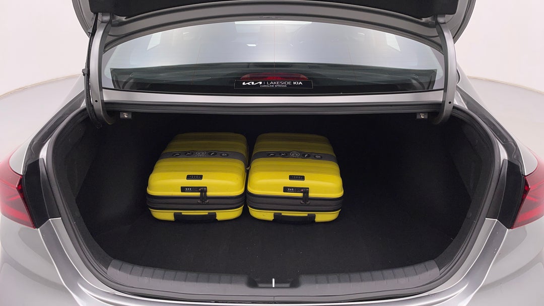 Boot Inside View with Luggage