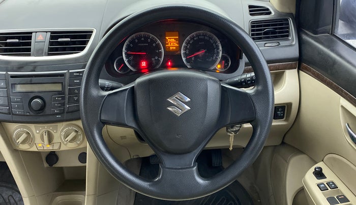 2014 Maruti Swift Dzire VXI, Petrol, Manual, 61,074 km, Steering Wheel Close Up