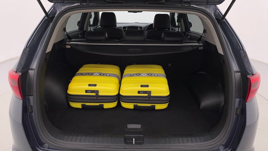 Boot Inside View with Luggage