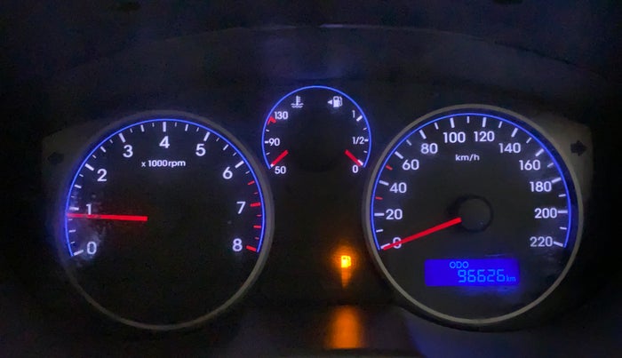2013 Hyundai i20 MAGNA (O) 1.2, Petrol, Manual, 96,626 km, Odometer Image