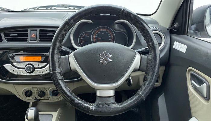 2015 Maruti Alto K10 VXI AMT P, Petrol, Automatic, 33,975 km, Steering Wheel Close Up