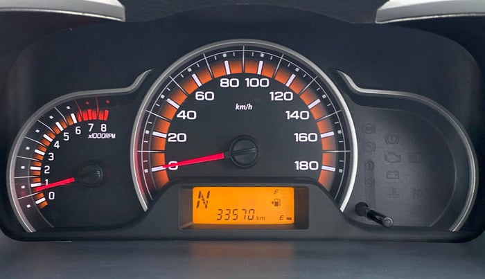 2015 Maruti Alto K10 VXI AMT P, Petrol, Automatic, 33,975 km, Odometer Image
