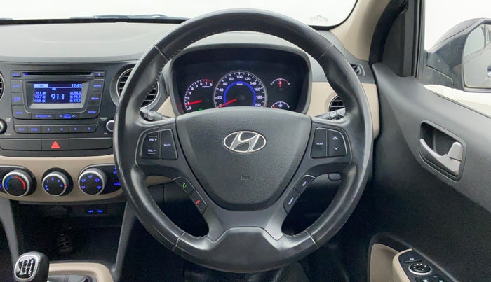 2014 Hyundai Grand i10 ASTA 1.2 KAPPA VTVT, Petrol, Manual, 93,915 km, Steering Wheel Close Up