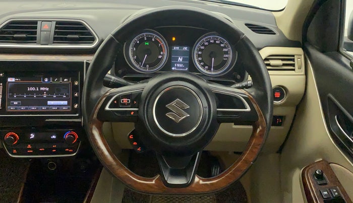 2018 Maruti Dzire ZXI PLUS AMT, Petrol, Automatic, 57,651 km, Steering Wheel Close Up