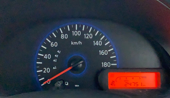 2016 Datsun Go Plus T, Petrol, Manual, 25,205 km, Odometer View