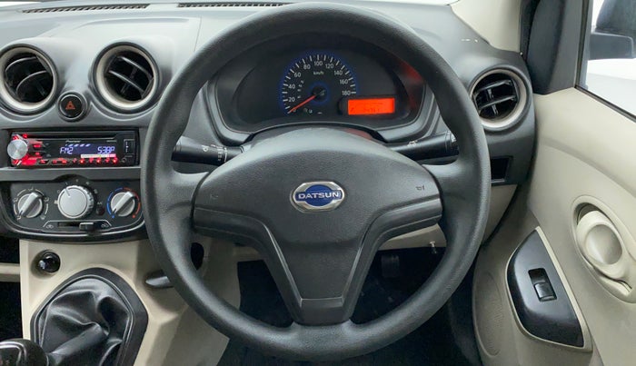 2016 Datsun Go Plus T, Petrol, Manual, 25,205 km, Steering Wheel Close Up