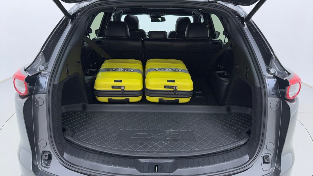 Boot Inside View with Luggage