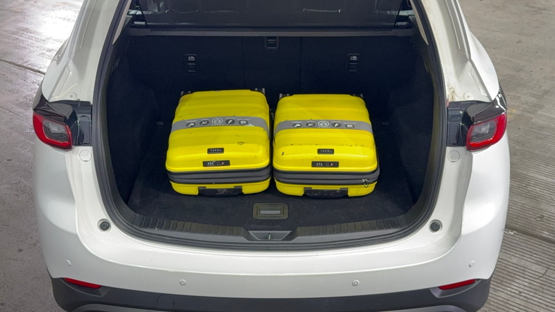 Boot Inside View with Luggage