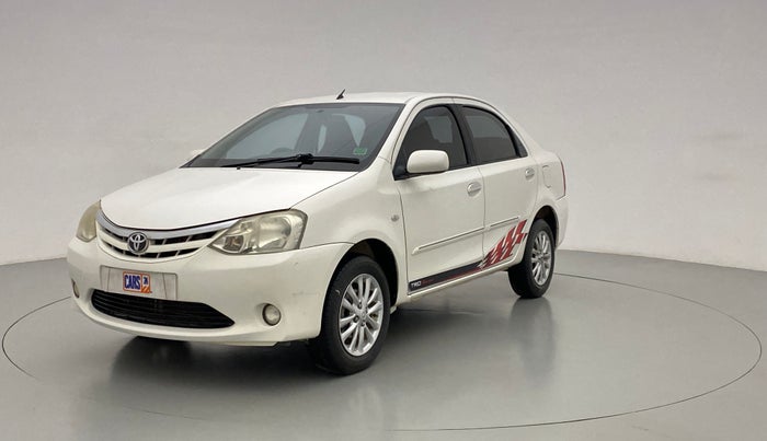 2011 Toyota Etios V, Petrol, Manual, 88,306 km, Left Front Diagonal