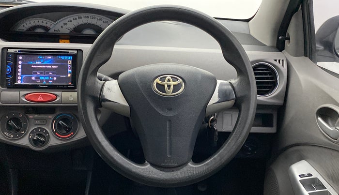 2011 Toyota Etios V, Petrol, Manual, 88,306 km, Steering Wheel Close Up