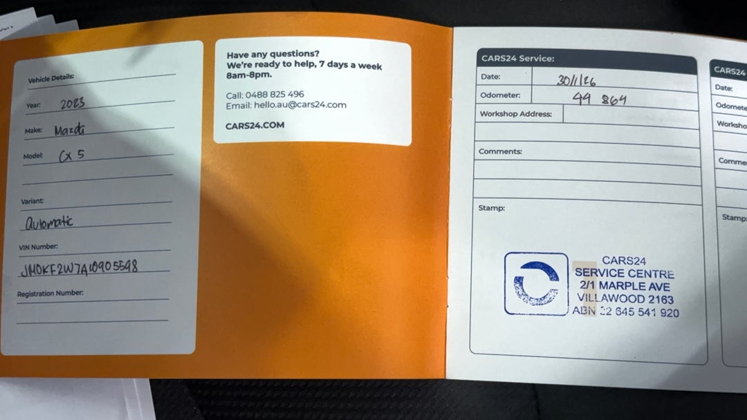 2023 Mazda CX-5 G20 Maxx (fwd), Automatic, 44864 km, Service History