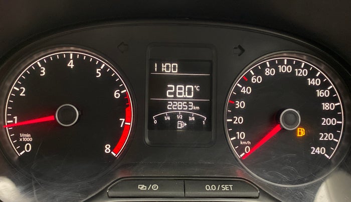 2016 Volkswagen Ameo TRENDLINE 1.2, Petrol, Manual, 22,881 km, Odometer Image