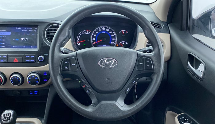 2018 Hyundai Grand i10 SPORTZ 1.2 KAPPA VTVT, Petrol, Manual, 29,497 km, Steering Wheel Close Up