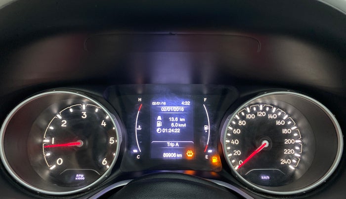 2017 Jeep Compass 2.0 LONGITUDE (O), Diesel, Manual, 89,906 km, Odometer Image