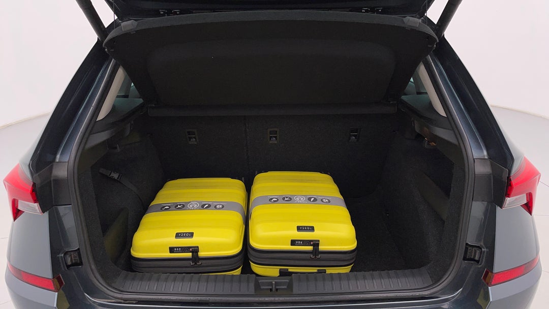 Boot Inside View with Luggage