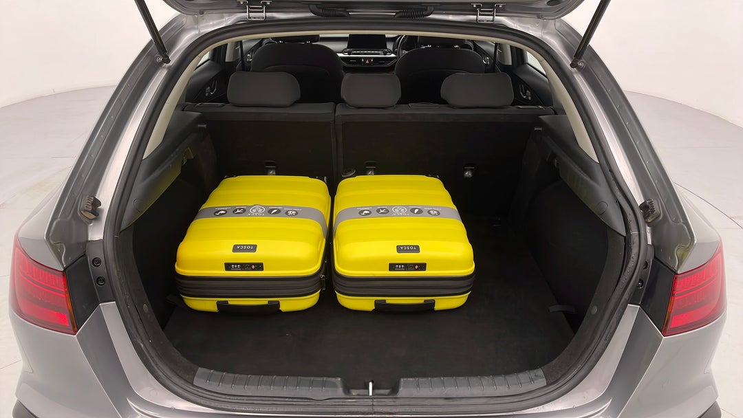 Boot Inside View with Luggage