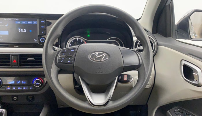 2019 Hyundai GRAND I10 NIOS SPORTZ AMT 1.2 KAPPA VTVT, Petrol, Automatic, 19,332 km, Steering Wheel Close Up