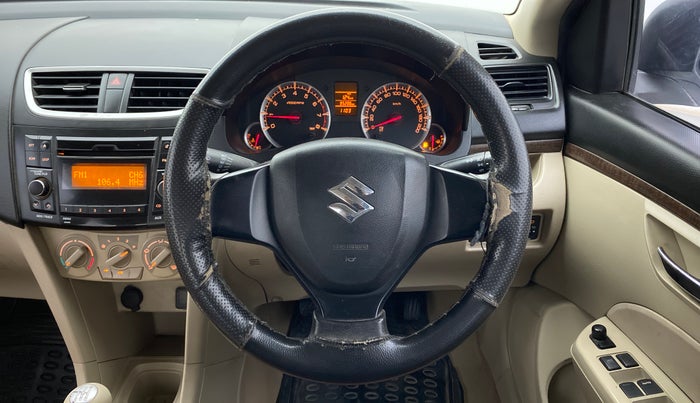 2017 Maruti Swift Dzire VXI (O), Petrol, Manual, 95,286 km, Steering Wheel Close Up
