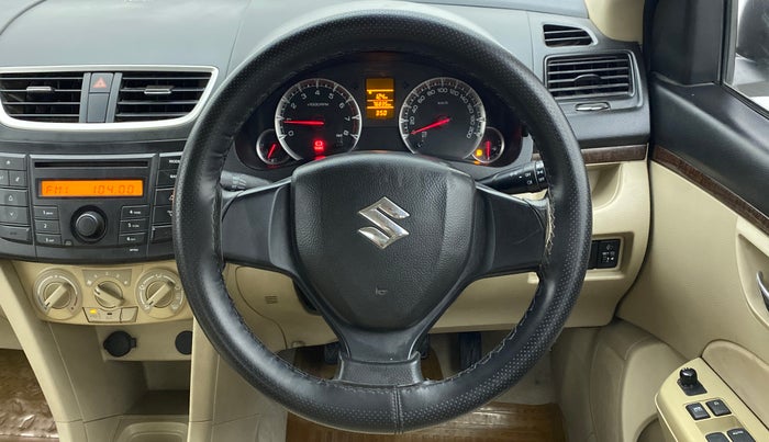 2013 Maruti Swift Dzire VXI, Petrol, Manual, 76,904 km, Steering Wheel Close Up