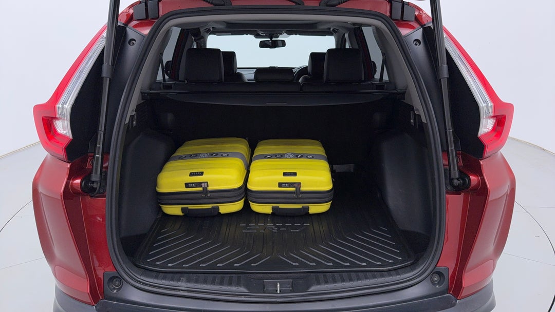 Boot Inside View with Luggage