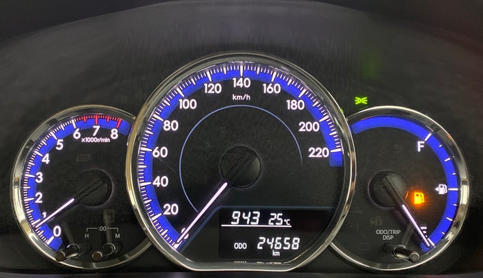 2018 Toyota YARIS J MT, Petrol, Manual, 24,724 km, Odometer Image