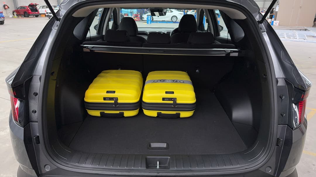 2023 Hyundai Tucson (FWD), Automatic, 67294 km, Boot Inside View with Luggage