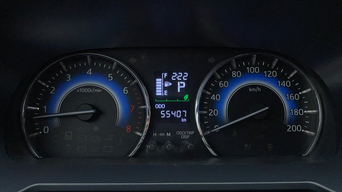 Toyota Rush-Odometer View