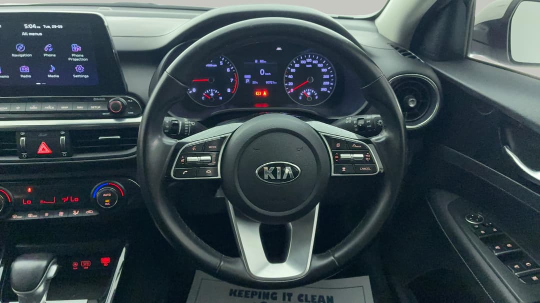 2019 Kia Cerato Sport+ Safety Pack, Automatic, 80721 km, Steering Wheel Close-up