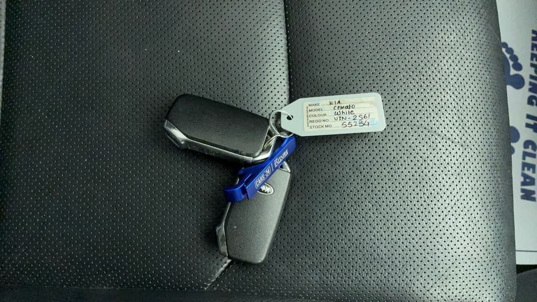 2019 Kia Cerato Sport+ Safety Pack, Automatic, 80721 km, Key Close-up