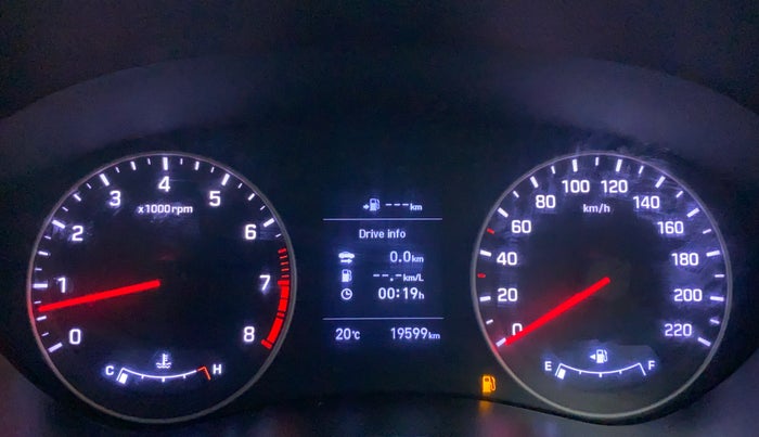 2018 Hyundai Elite i20 ASTA 1.2 (O), Petrol, Manual, 19,598 km, Odometer Image
