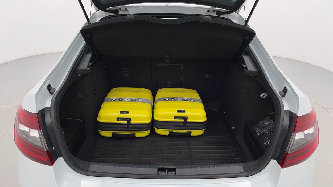 Boot Inside View with Luggage