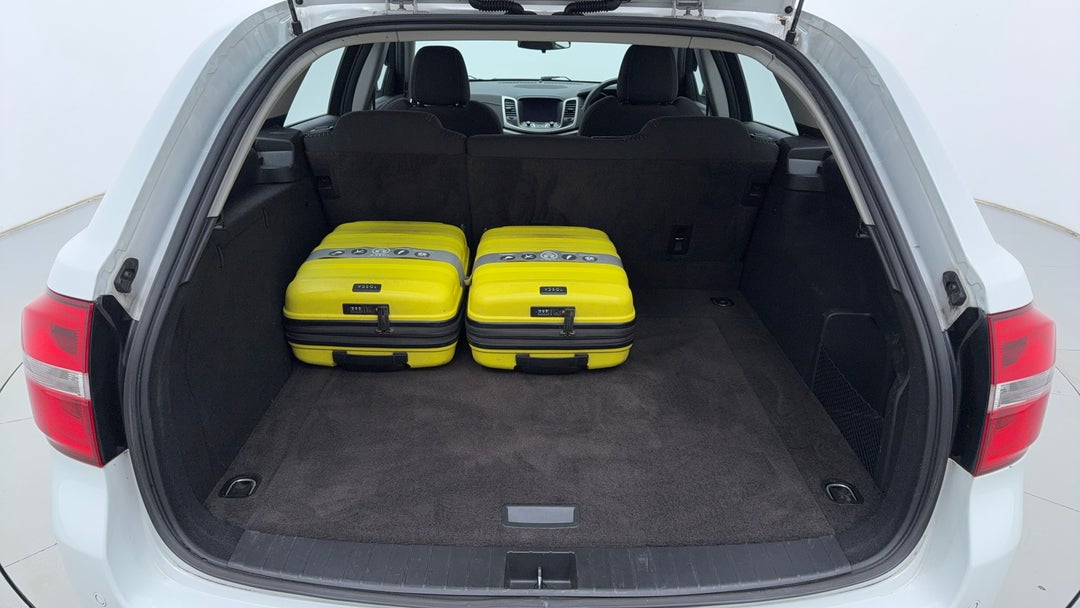 Boot Inside View with Luggage
