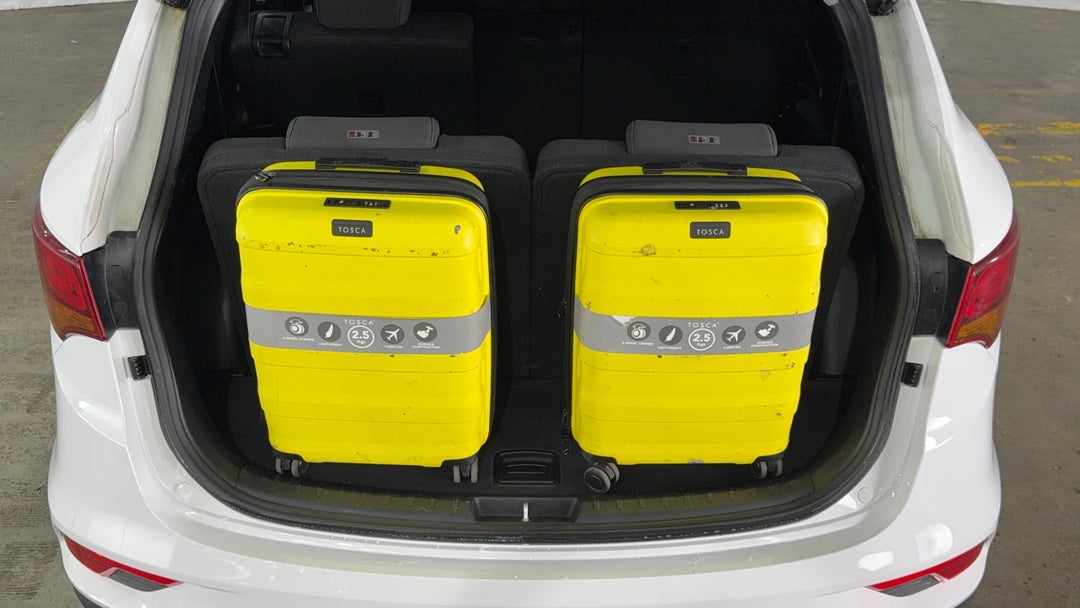 Boot Inside View with Luggage